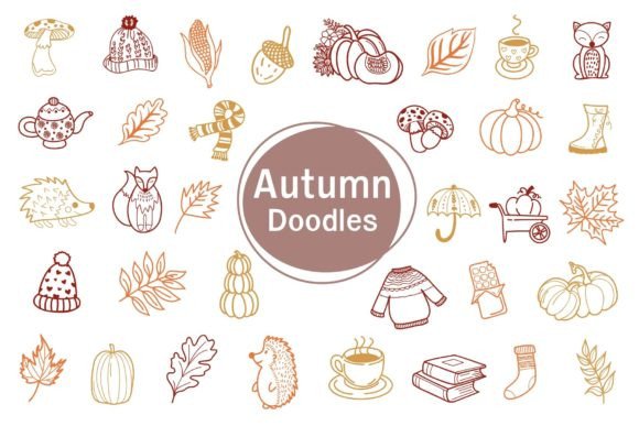 Autumn Doodles: A Charming Font for Seasonal Projects