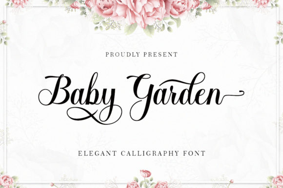Baby Garden: A Charming Handwritten Font for Elegant Designs