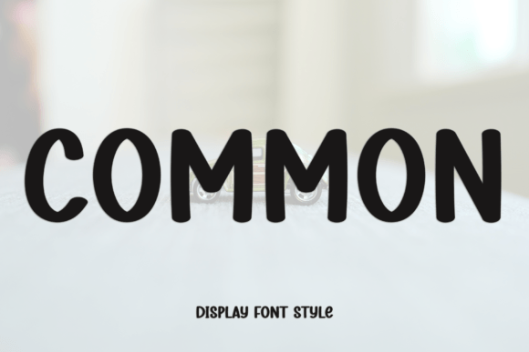Common: A Versatile Sans Serif Font for Modern Design