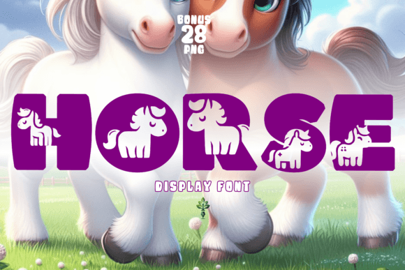 Discover the Enchanting Horse Typeface for Your Designs