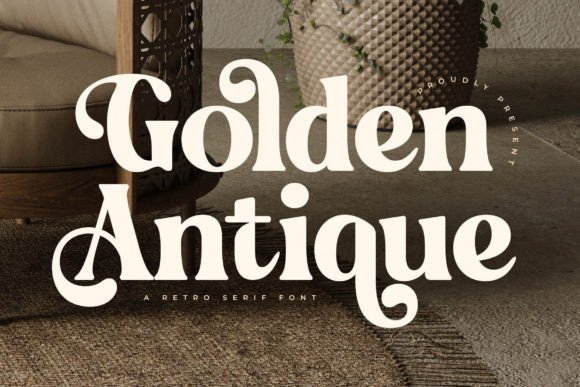 Golden Antique: A Retro Serif for Luxury Design