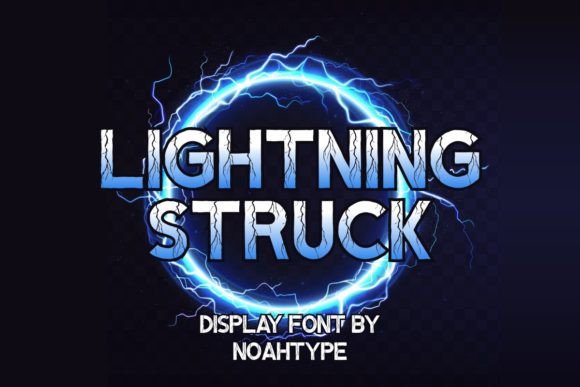 Lightning Struck: A Font That Electrifies Your Design