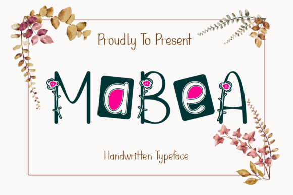 Mabea: A Charming Handwritten Font with Floral Flair