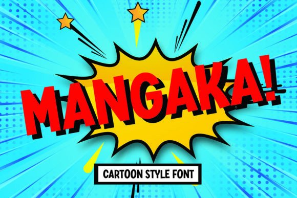 Mangaka: A Playful Cartoon Font for Creative Projects
