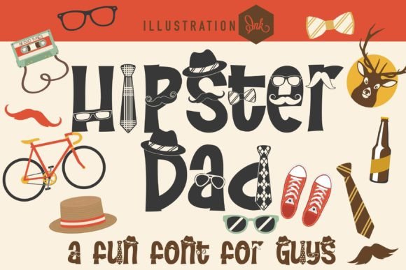Meet Hipster Dad: The Modern Sans Serif Typeface