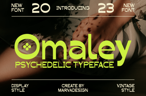 Omaley: A Groovy Font for Modern Designs