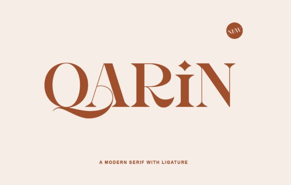 Qarin: A Stylish Serif Font for Timeless Design