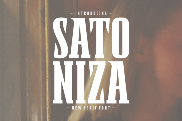 Sato Niza: The Smooth Serif Font for Modern Elegance